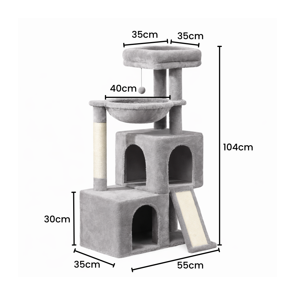 Arbre à chat 3 étages taille