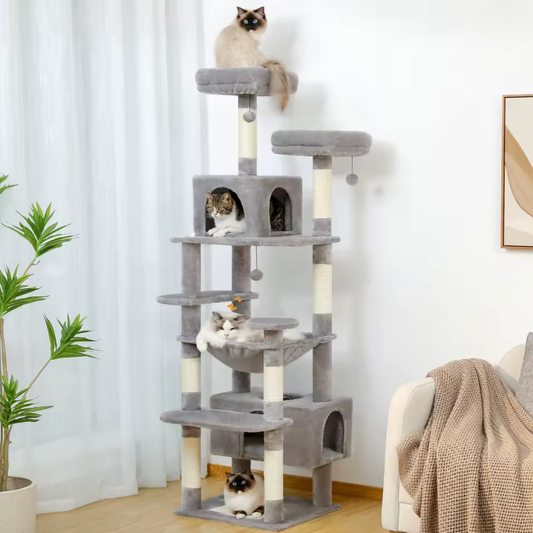 Arbre à chat gris 184cm