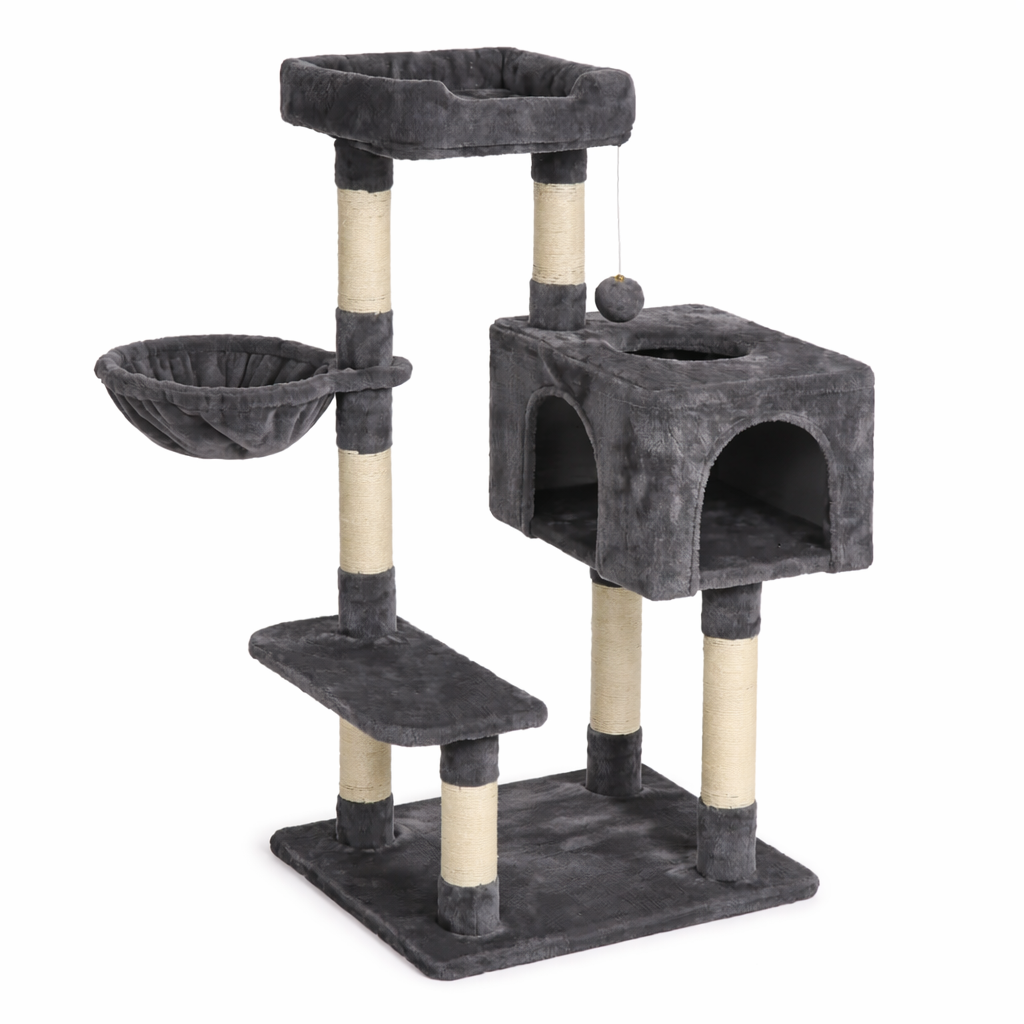 Arbre à chat multi-niveaux 